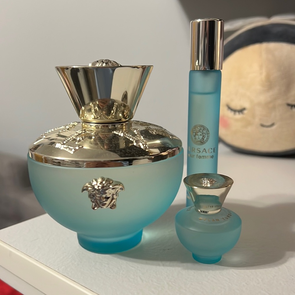 versace, blue, 3.4 oz